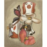 Gabriele Münter. Begonien und Porzellanhund. 1916