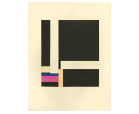 (See English version below)Walter Dexel (München 1890 – 1973 Braunschweig). Komposition. 1926Collage auf leichtem Karton.  39