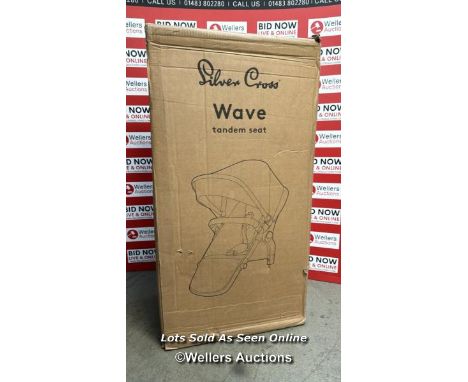 SILVER CROSS WAVE TANDEM SEAT / APPEARS TO BE, OPEN BOX / S41