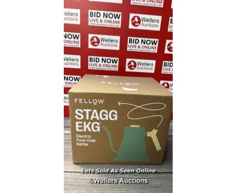 FELLOW STAGG EKG ELECTRIC KETTLE BLUE  /APPEARS TO BE NEW / RRP: £195 / H1