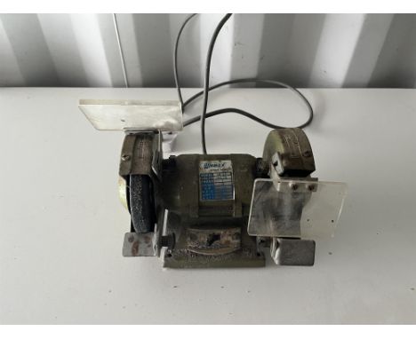 Winmax Electric table top bench grinder. Please note this lot has the standard Ewbank's standard buyers premium payable on to