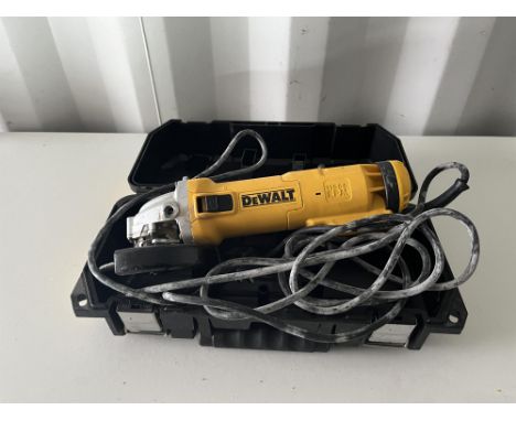 Dewalt DWE4206K electric angle grinder.  Please note this lot has the standard Ewbank's standard buyers premium payable on to