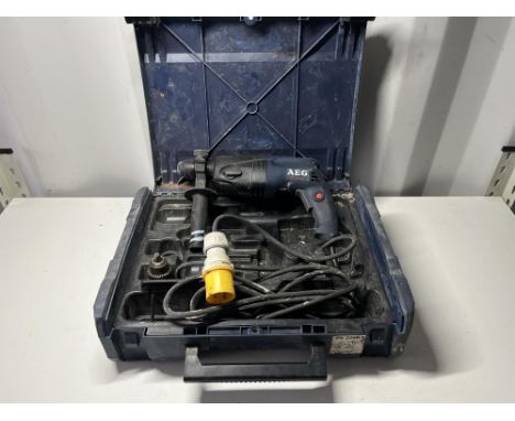 AEG 110w electric drill PN 2200 R. Please note this lot has the standard Ewbank's standard buyers premium payable on top of t