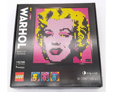 Lego Art #31197 Warhol Marilyn Monroe, with instructions, unchecked for completeness or correctness, within Good opened packa