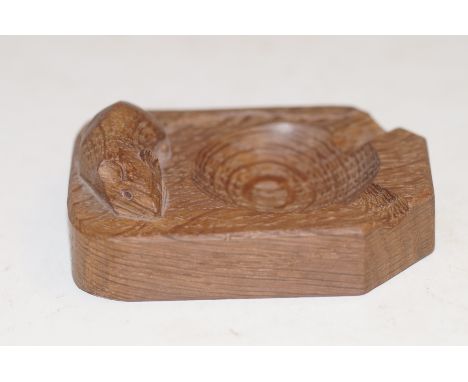 Robert Thompson Wooden Mouseman ashtray