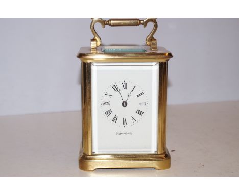 Mappin &amp; Webb LTD Brass carriage clock 