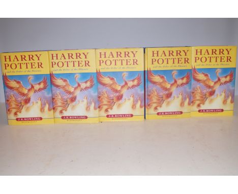 Harry Potter &amp; The order of the phoenix x5 (All 1st editions)