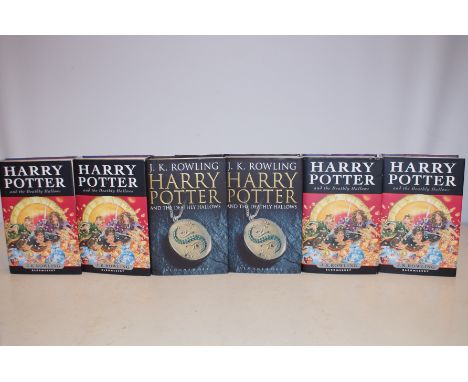 Harry Potter &amp; The Deathly hallows x6 (All 1st editions)