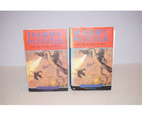 2x Harry Potter &amp; The goblet of fire, 1st editions 
