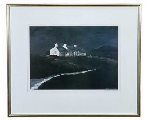 ‡ JOHN KNAPP-FISHER limited edition (83/500) print - 'Cottage Porthclais', signed fully in pencil, 40 x 53cmsProvenance: priv