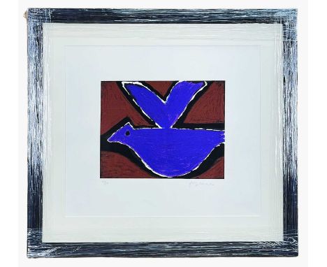 ‡ JOSEF HERMAN OBE RA limited edition (21/500) screenprint - entitled, 'Bird', fully signed in pencil, 28 x 36cmsProvenance: 