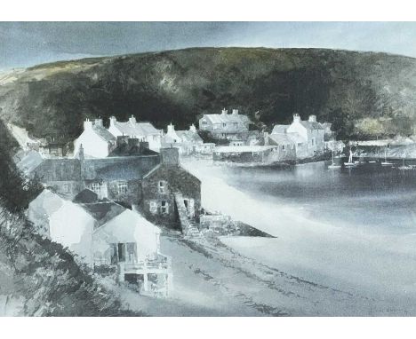 ‡ WILLIAM SELWYN (Welsh, b. 1933) limited edition (451/850) print - entitled 'Porthdinllaen', signed in pencil, 39.5 x 54cmsC