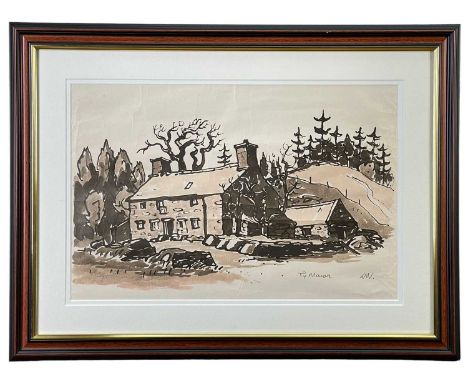 ‡ SIR KYFFIN WILLIAMS RA print - entitled, 'Ty Mawr' printed signature, 29 x 44cmsProvenance: private collection, consigned v