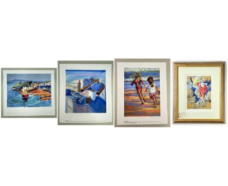 ‡ SUE McDONAGH (Welsh Contemporary) four various limited edition prints - (58/250) giclee print entitled 'Tenby Harbour', 61 