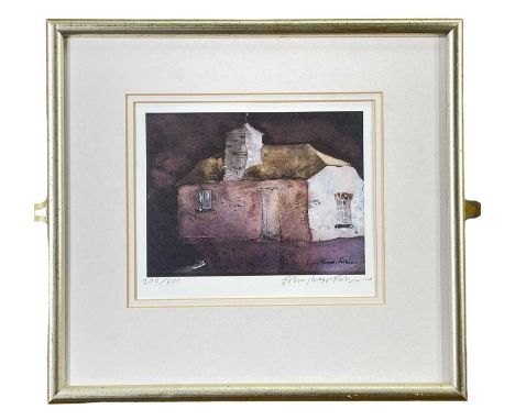 ‡ JOHN KNAPP-FISHER limited edition (270/500) print - untitled, Treached Lodge 1986, signed fully in pencil, 12 x 16cmsProven