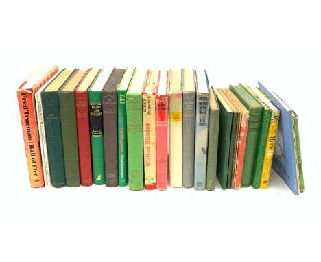  Twenty-seven books of Yorkshire cricket interest including 'Old Ebor' : Talks With Old Yorkshire Cricketers. 1898 Roberts E.