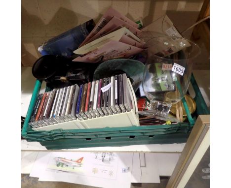 Mixed lot of sundry items, including wall barometer and ladies tights. Not available for in-house P&amp;P