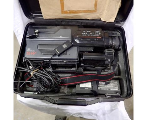 Panasonic M5 VHS video camera, with hard case and instructions. Not available for in-house P&amp;P