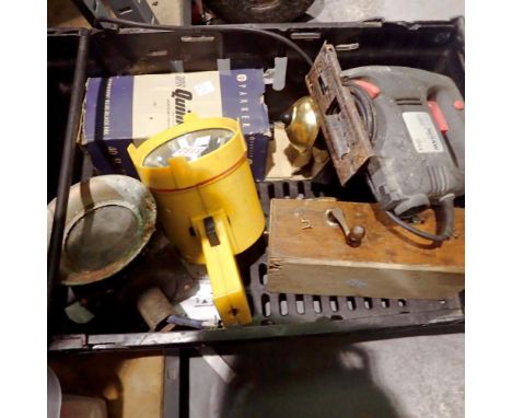 Mixed tools to include a Performance jigsaw. All electrical items in this lot have been PAT tested for safety and have passed