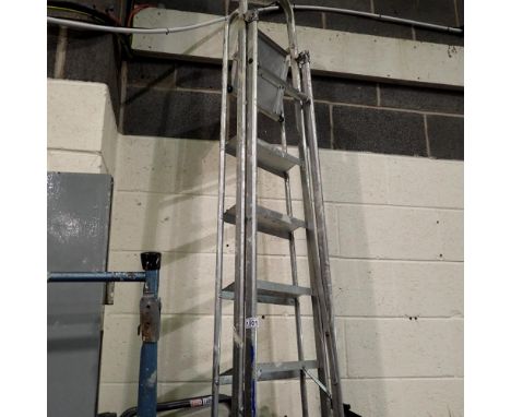 Seven run aluminium ladder. Not available for in-house P&amp;P 
