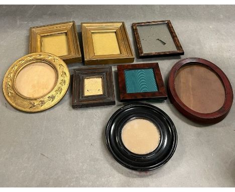A selection of vintage photo frames.