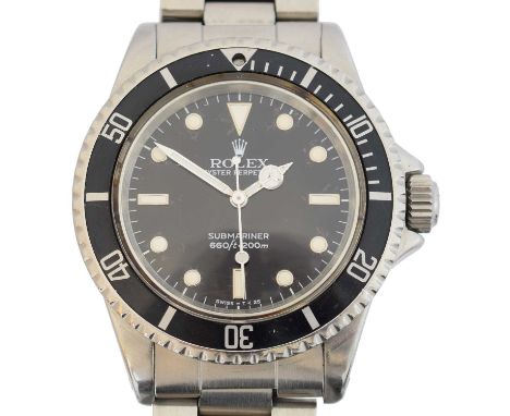 A 1960s Rolex Oyster Perpetual Submariner wristwatch,  A 1960s Rolex Oyster Perpetual Submariner wristwatch, c. 1967, ref. 55