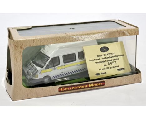 C'sM FT5107(A) 1:43 Scale Ford Transit "Nottinghamshire Police", Limited Edition 3/300. Although unchecked for completeness, 