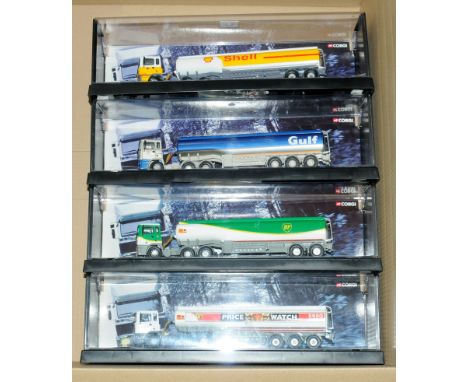 Corgi "A New Era Of Road Transport" a boxed group of 1:50 Scale Trucks (see photo). Conditions appear to be Excellent to Near