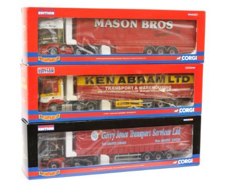 Corgi a boxed group of 1:50 Scale Trucks comprising of CC13701, CC13907 and CC13412 (see photo). Conditions appear to be Exce