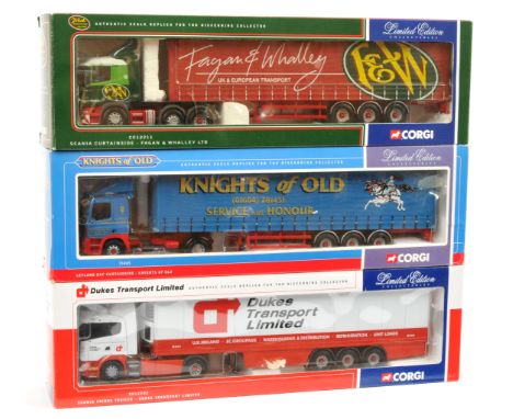 Corgi a boxed group of 1:50 Scale Trucks comprising of CC12211, CC12202 and 75405 (see photo). Conditions appear to be Excell