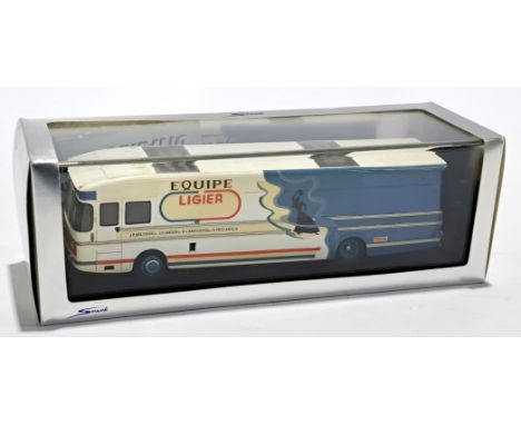 Spark 1:43 scale S0297 Transporter Ligier 1975, conditions generally appear to be Good (would benefit from gentle cleaning as