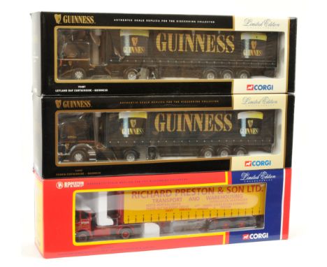 Corgi a boxed group of 1:50 Scale Trucks comprising of CC12505, 75407 and 76403 (see photo). Conditions appear to be Excellen