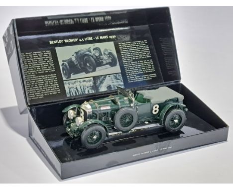 Minichamps (Paul's Model Art) 1:18 scale 139530 Bentley Blower 4.5 Litre Le Mans 1930. Although unchecked for completeness, c