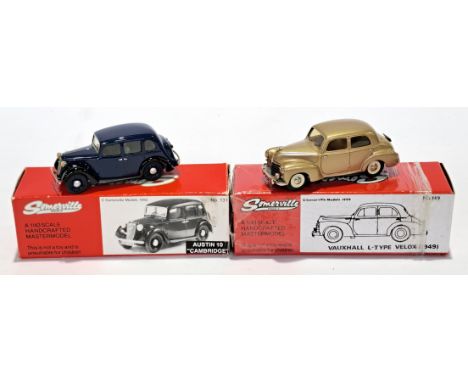 Somerville Models, a boxed 1:43 scale pair, conditions generally appear to be Good to Good Plus in Good boxes. See photo.