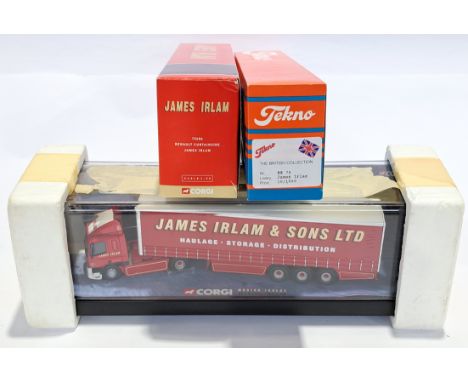Corgi &amp; Tekno, a 1:50 scale James Irlam truck group. Although unchecked for completeness, conditions generally appear to 