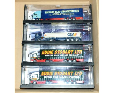 Corgi "A New Era Of Road Transport" a boxed group of 1:50 Scale Trucks (see photo). Conditions appear to be Excellent to Near