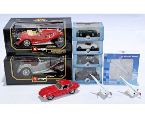 Bburago, Oxford Diecast, Franklin Mint &amp; similar, a boxed &amp; unboxed mixed scale vehicle group, Although unchecked for