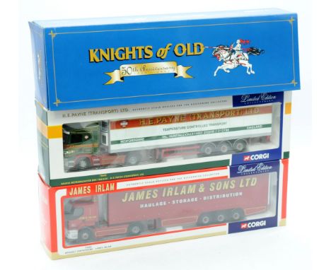 Corgi a boxed group of 1:50 Scale Trucks comprising of CC12911, 75606 and 76601 (see photo). Conditions appear to be Excellen