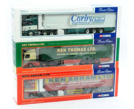 Corgi a boxed group of 1:50 Scale Trucks comprising of 75406, CC12216 and CC12411 (see photo). Conditions appear to be Excell