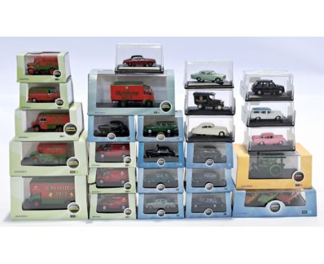 Oxford Diecast, a boxed 1:76 scale group. Although unchecked for completeness, conditions generally appear to be Good to Good