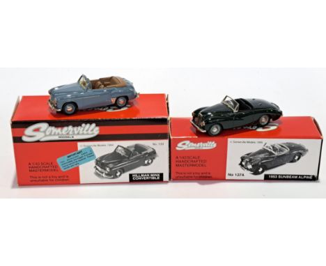 Somerville Models, a boxed 1:43 scale pair, conditions generally appear to be Good to Good Plus in Good boxes. See photo.