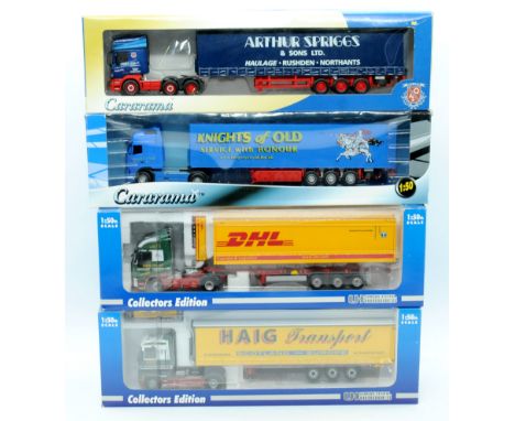 Universal Hobbies &amp; Cararama a boxed group of 1:50 Scale Trucks (see photo). Conditions appear to be Near Mint (unchecked