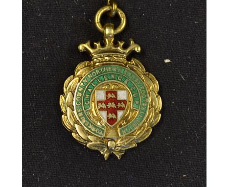 1961/62 Yorkshire County Northern Rugby Football Union Challenge Cup winners medal - won by Wakefield defeating Leeds at Odsa