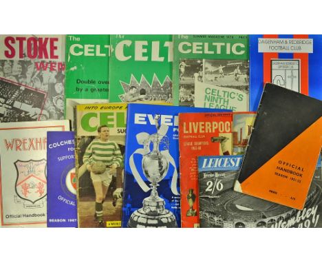 Selection of football club handbooks/publications to include Leicester City Wembley 1949, Port Vale 1950, Wolves handbook 195