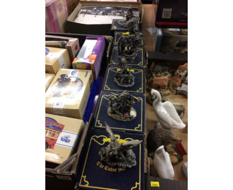 Six boxed Myth and Magic figures