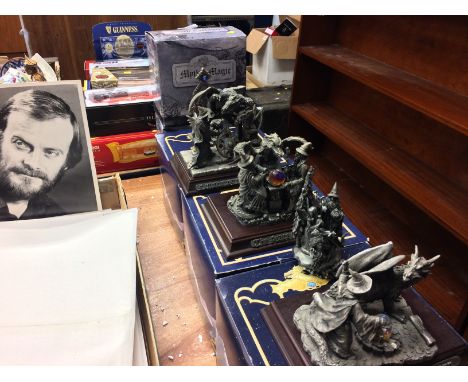 Five boxed Myth and Magic figures