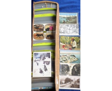 Postcards, Foreign selection, various ages, vintage to modern, many different countries inc. Portugal, Russia, Sierra Leone, 