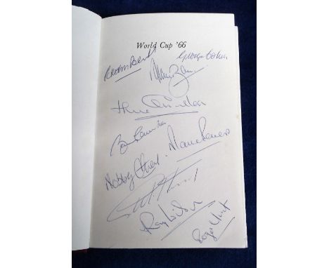 Football Autographs, World Cup 1966, Book, 'World Cup '66' by Hugh McLlvanney, first edition, 1966, signed to inside title pa