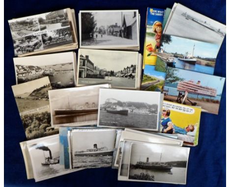 Postcards, a mixed selection of approx. 250 cards inc. Bamforth and other comic 1950/70's. Shipping mostly post WW2 inc. Unio