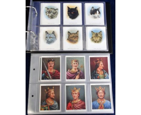 Cigarette cards, Player's, a collection of 12 'L' size sets all in vg/ex condition inc. Cats, Kings & Queens of England, Brit